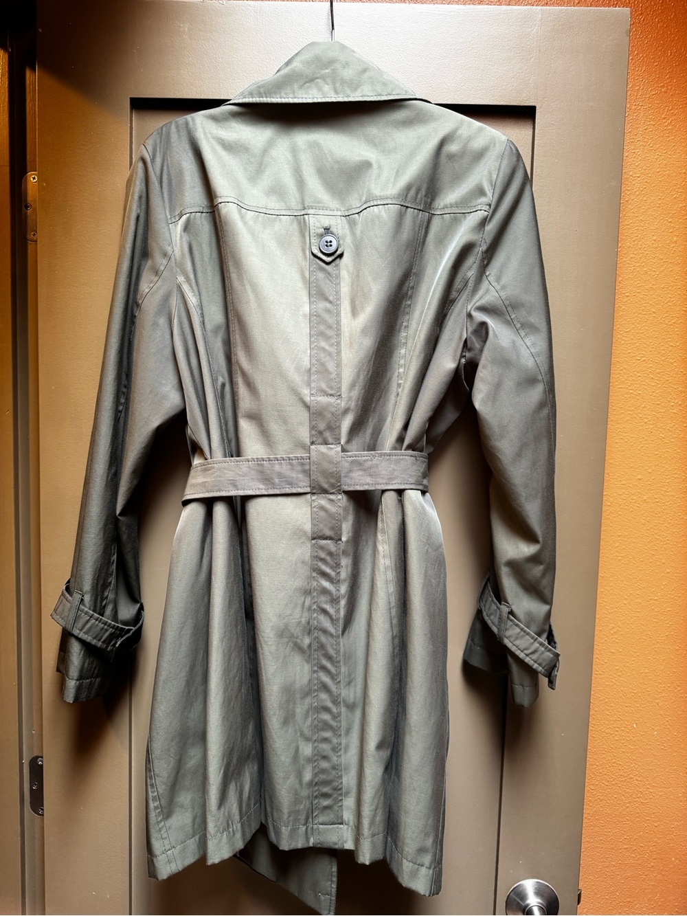 DKNY Women's Trench Coat with Belt 1X - Picture 2 of 6
